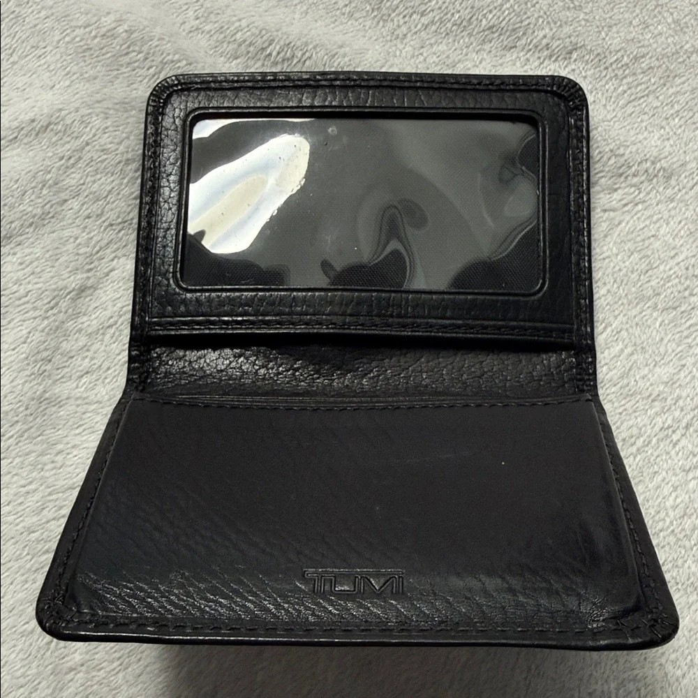 Tumi Black Leather Wallet